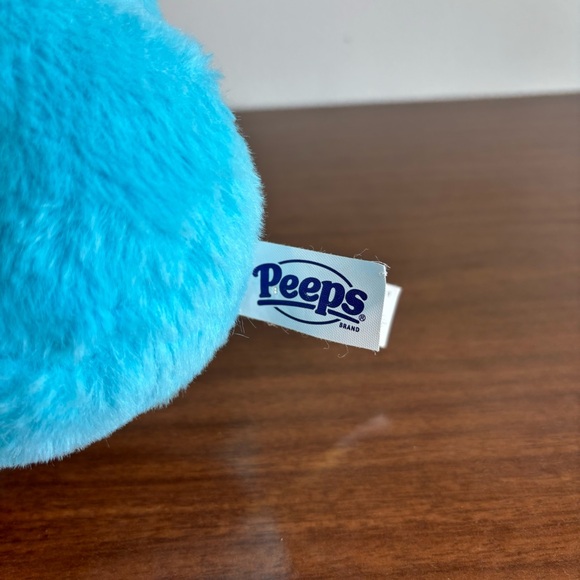 Fuzzy Blue Peeps Bunny Dan Dee Just Born Plush Toy - Picture 4 of 5